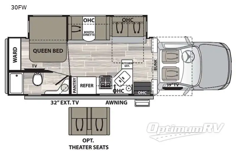 2021 Dynamax Isata 5 30FW Floorplan Photo