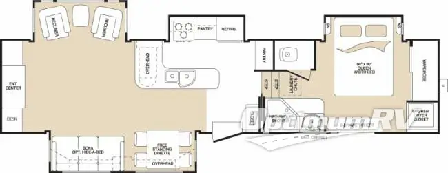 2022 Heartland Sundance Ultra Lite 326BH Floorplan Photo