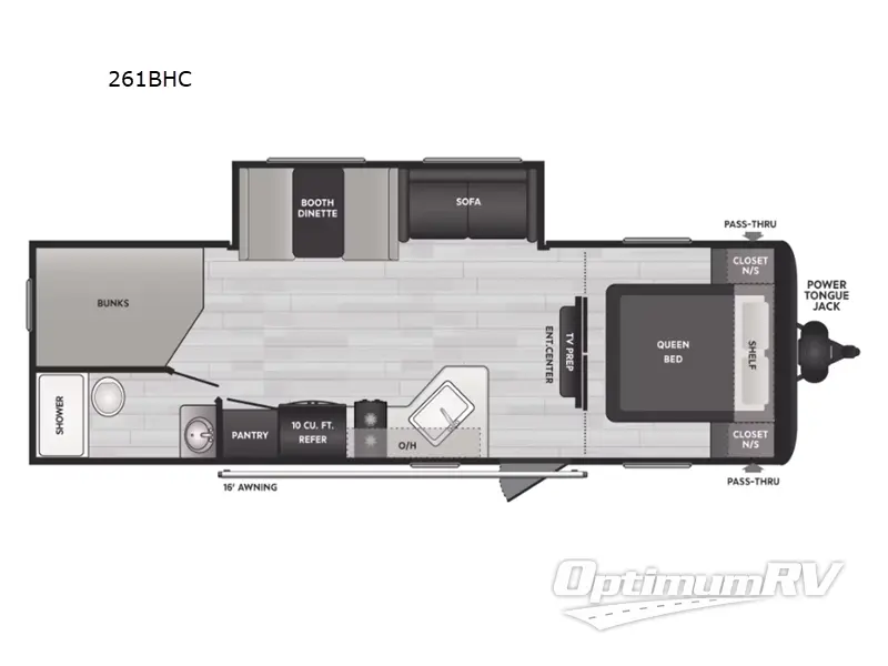 2024 Keystone Springdale Classic 261BHC Floorplan Photo