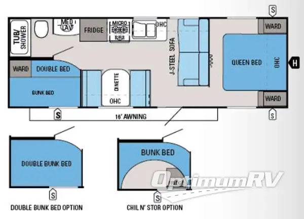 2014 Jayco Jay Flight Swift 264BH RV Floorplan Photo