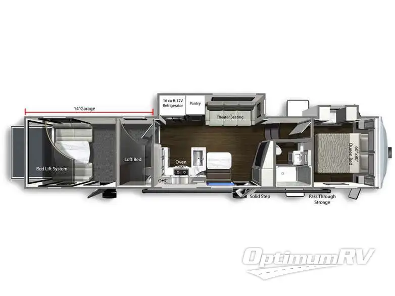 2024 Dutchmen Voltage 3800 Floorplan Photo