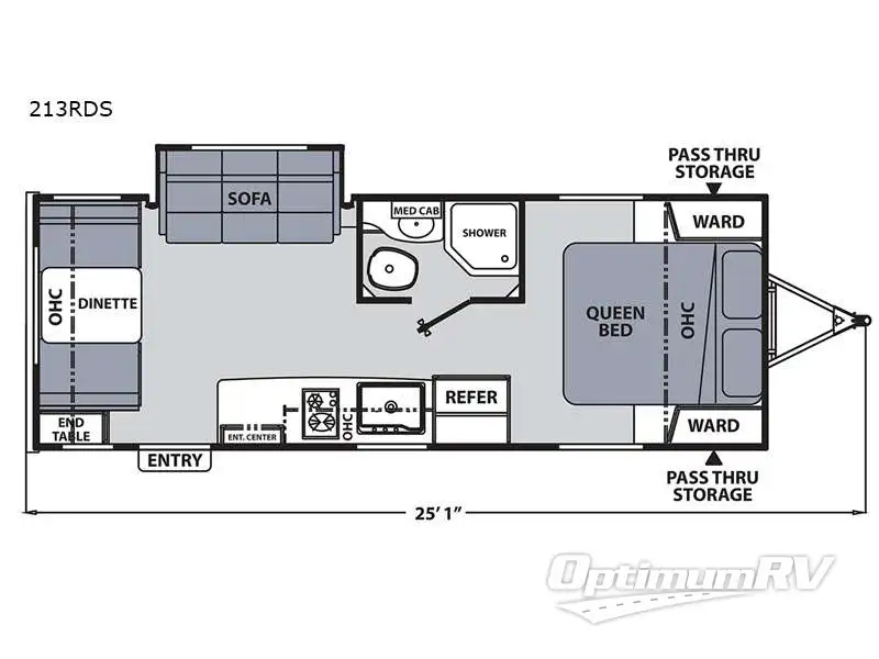 2021 Coachmen Apex Nano 213RDS Floorplan Photo