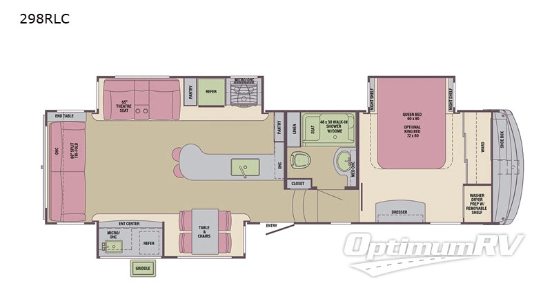 2021 Palomino Columbus Compass 298RLC Floorplan Photo