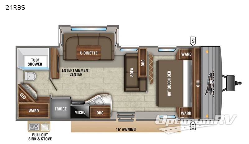 2020 Jayco Jay Flight 24RBS Floorplan Photo