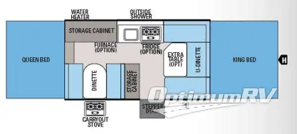 2015 Jayco Jay Series 1207 Floorplan Photo