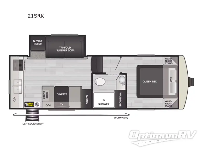 2024 Keystone Arcadia Select 21SRK Floorplan Photo
