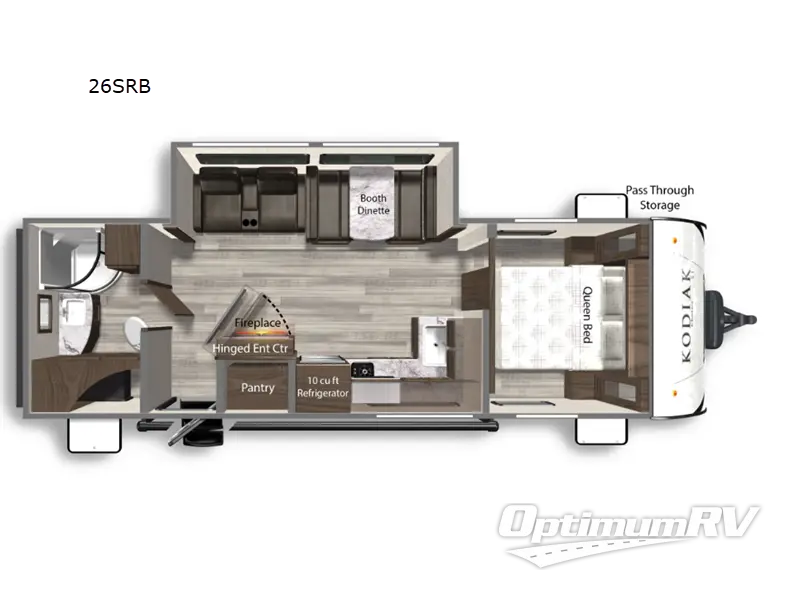 2024 Dutchmen Kodiak SE 26SRB Floorplan Photo