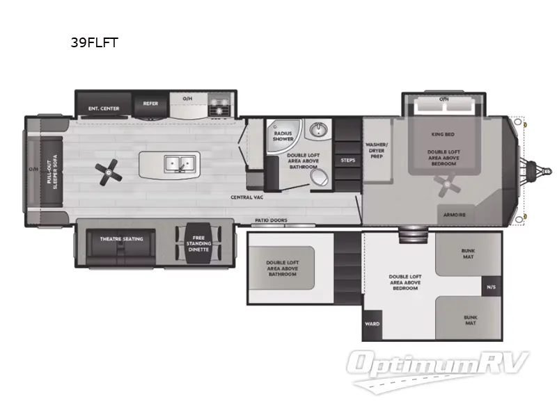 2025 Keystone Retreat 39FLFT Floorplan Photo