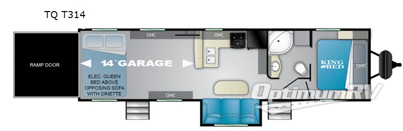 2020 Heartland Torque TQ T314 RV Floorplan Photo