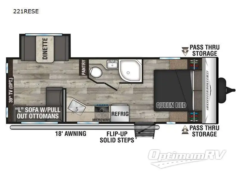 2024 KZ Sportsmen SE 221RESE Floorplan Photo