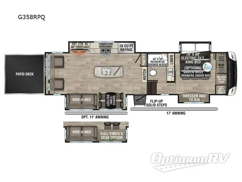 2024 KZ Durango Gold G358RPQ Floorplan Photo