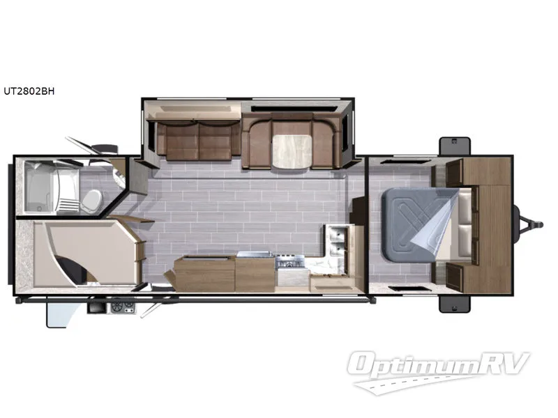 2018 Highland Ridge Open Range Ultra Lite UT2802BH Floorplan Photo