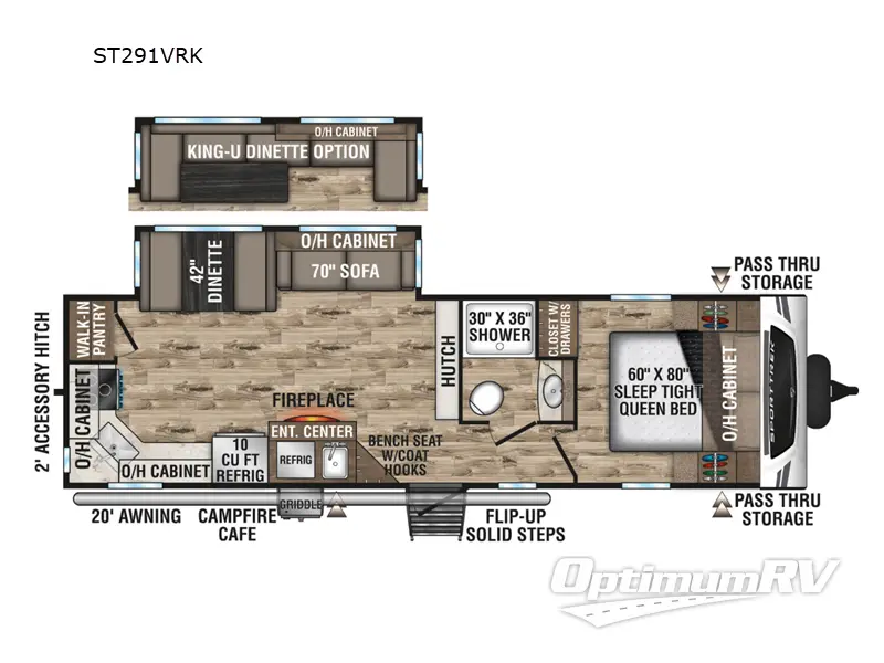 2024 Venture SportTrek ST291VRK RV Floorplan Photo