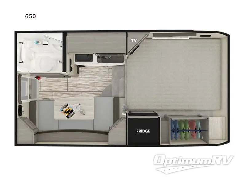 2024 Lance Lance Truck Campers 650 Floorplan Photo