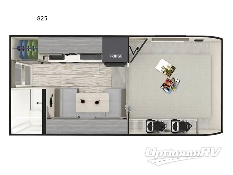 2024 Lance Lance Truck Campers 825 Floorplan Photo