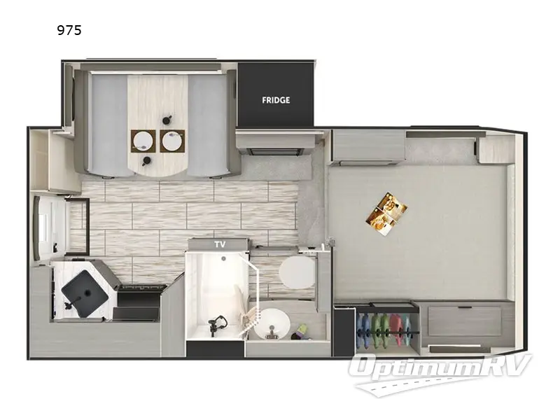 2024 Lance Lance Truck Campers 975 Floorplan Photo
