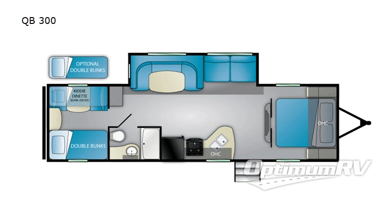 2020 Fleetwood Pioneer QB300 Floorplan Photo