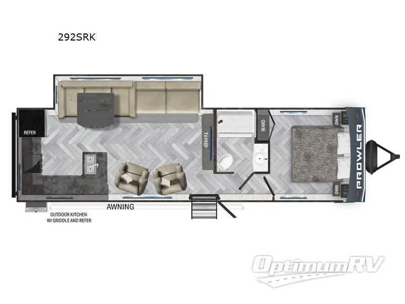 2024 Heartland Prowler 292SRK RV Floorplan Photo