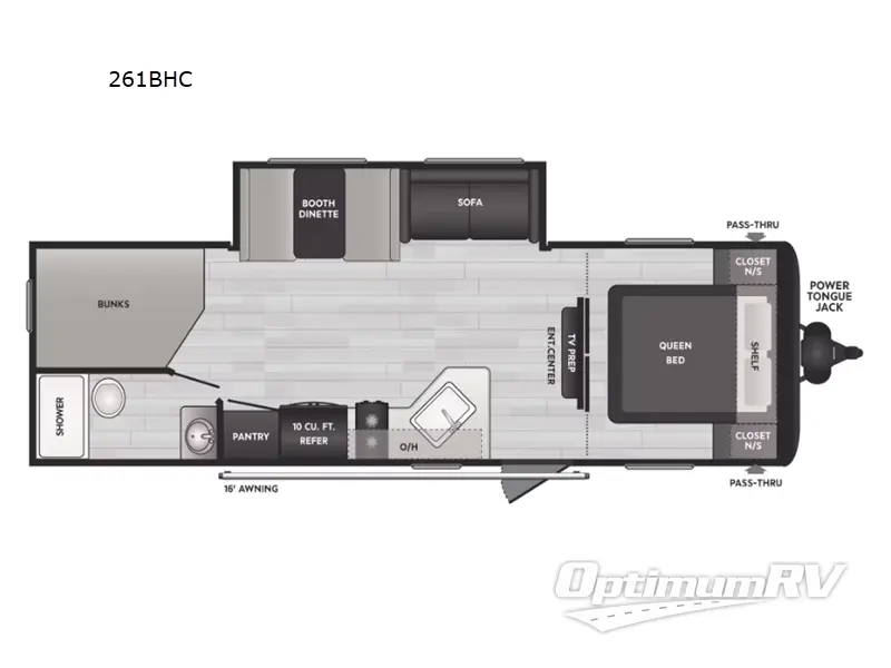 2024 Keystone Springdale Classic 261BHC RV Floorplan Photo
