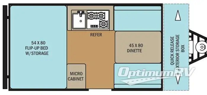 2015 Coachmen Clipper Camping Trailers C12RBST Floorplan Photo