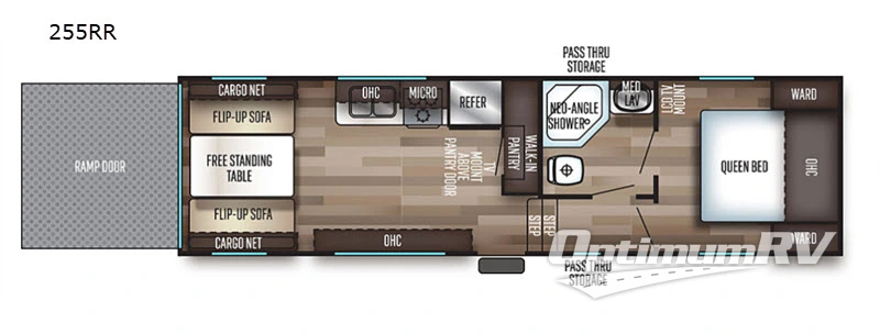 2019 Forest River Cherokee 255RR Floorplan Photo