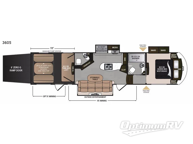2018 Dutchmen Voltage V3605 Floorplan Photo