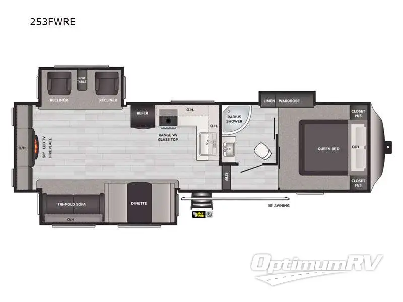 2021 Keystone Springdale 253FWRE Floorplan Photo
