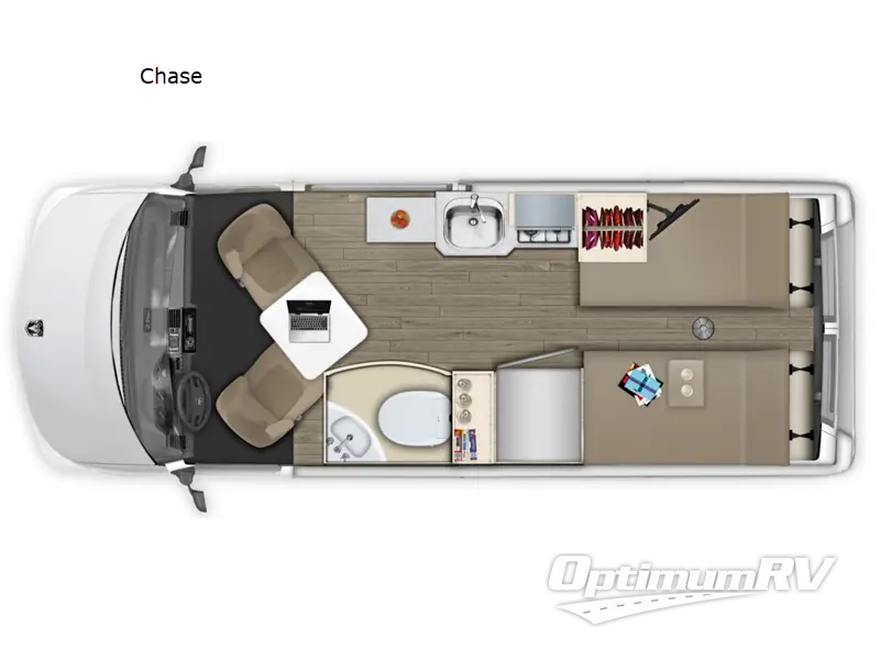 2022 Roadtrek Roadtrek CHASE Floorplan Photo