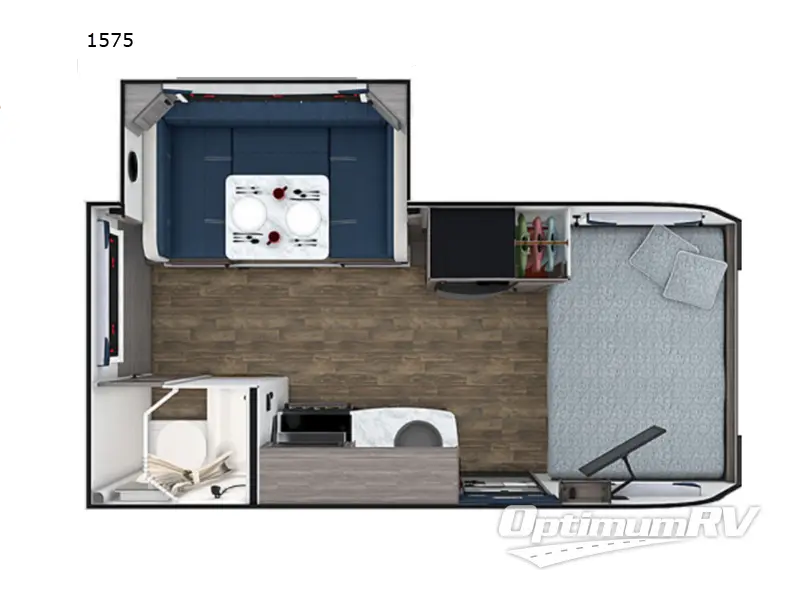 2021 Lance Lance Travel Trailers 1575 Floorplan Photo