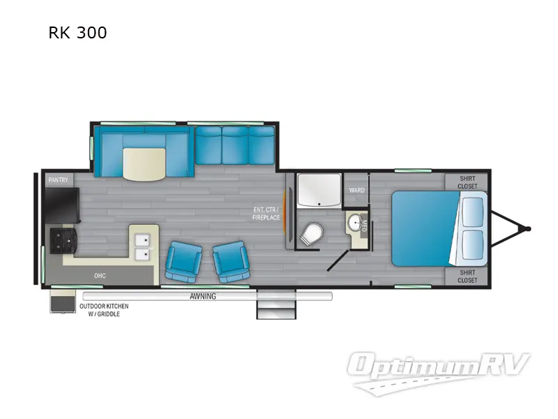 2022 Heartland Pioneer RK 300 Floorplan Photo