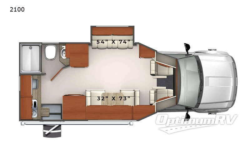 2021 Phoenix USA Phoenix Cruiser 2100 RV Floorplan Photo