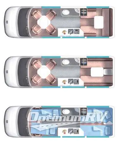 2016 Roadtrek E-Trek E-Trek RV Floorplan Photo