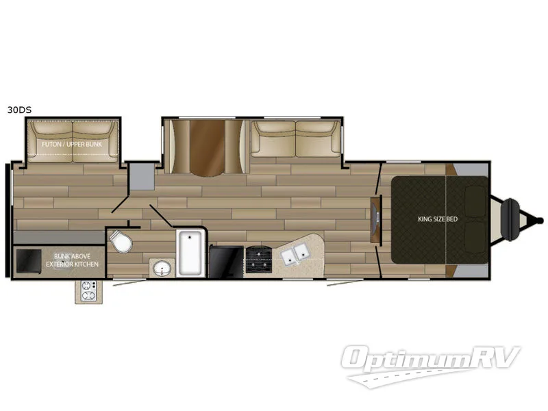 2018 Cruiser Radiance Ultra Lite 30DS Floorplan Photo