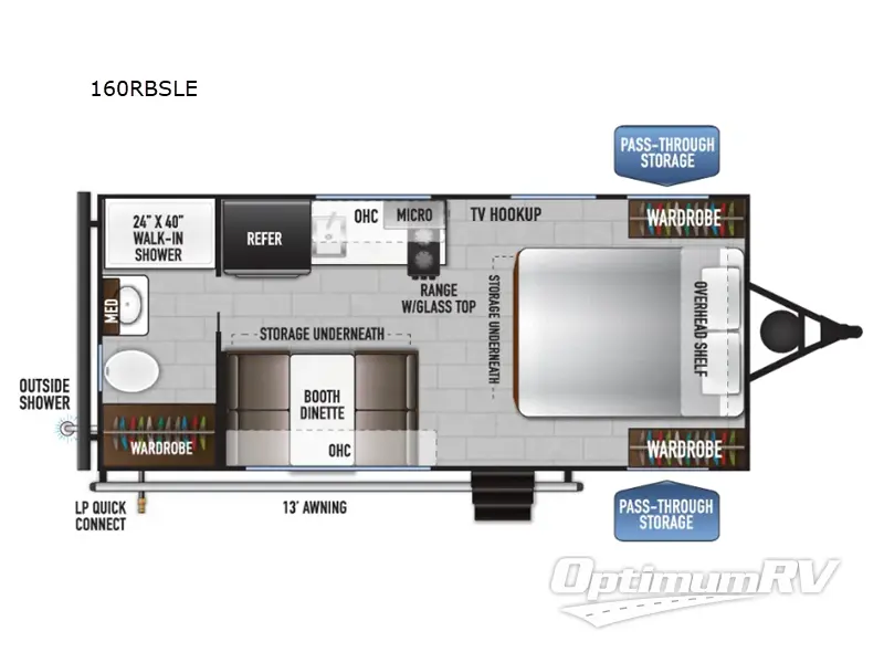 2025 East To West Della Terra LE 160RBSLE Floorplan Photo