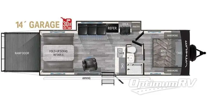 2023 Heartland Lithium 2714S RV Floorplan Photo