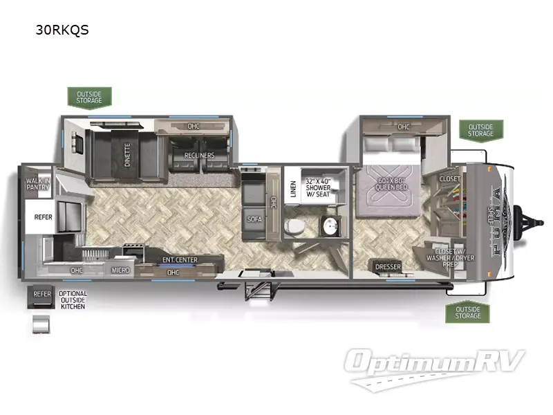 2024 Palomino Puma 30RKQS Floorplan Photo