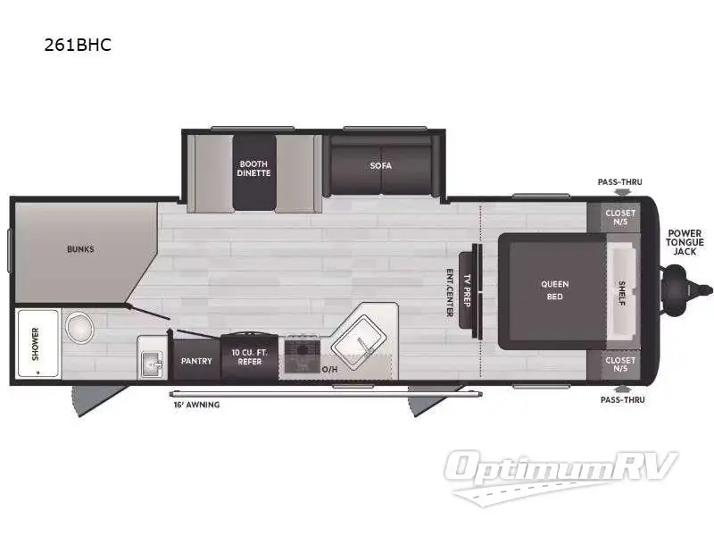 2025 Keystone Springdale Classic 261BHC Floorplan Photo