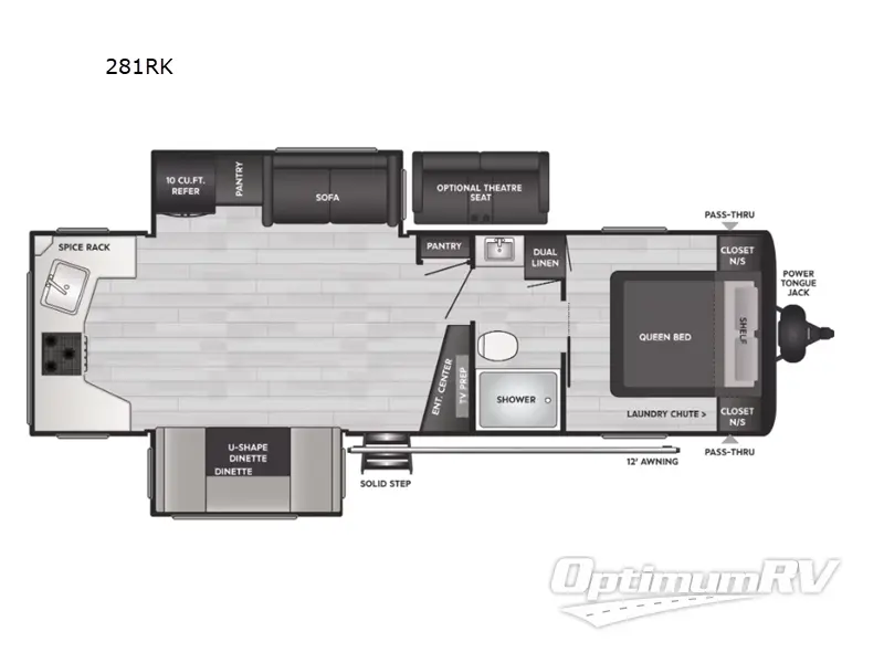 2025 Keystone Springdale 281RK Floorplan Photo