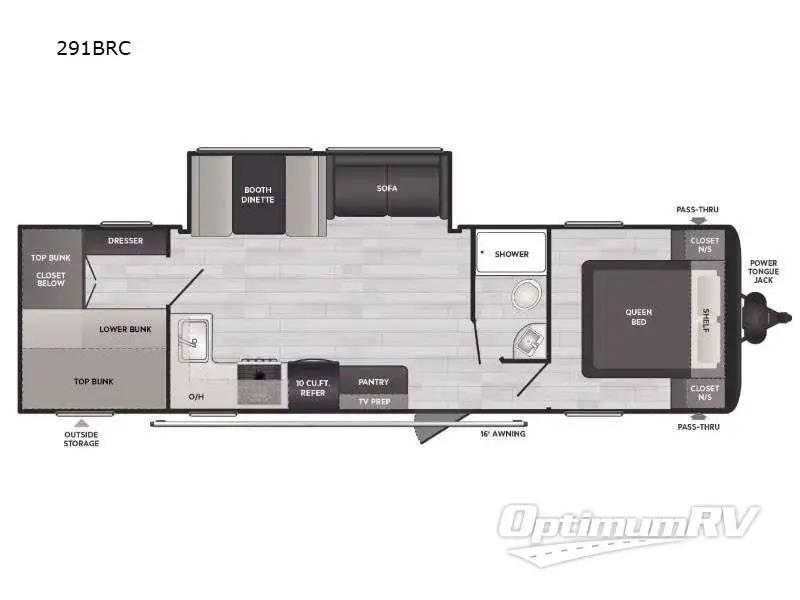 2025 Keystone Springdale Classic 291BRC Floorplan Photo