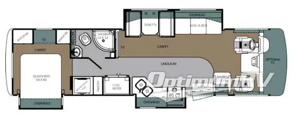 2014 Forest River Georgetown 328TSF Floorplan Photo