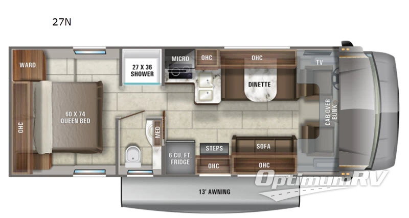 2021 Jayco Redhawk SE 27N Floorplan Photo