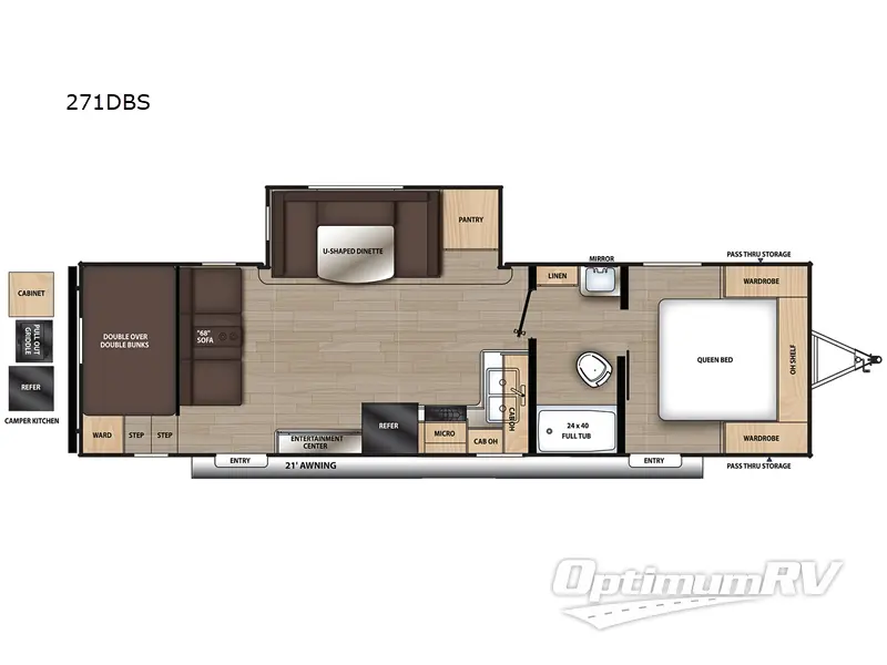 2024 Coachmen Catalina Summit Series 8 271DBS RV Floorplan Photo