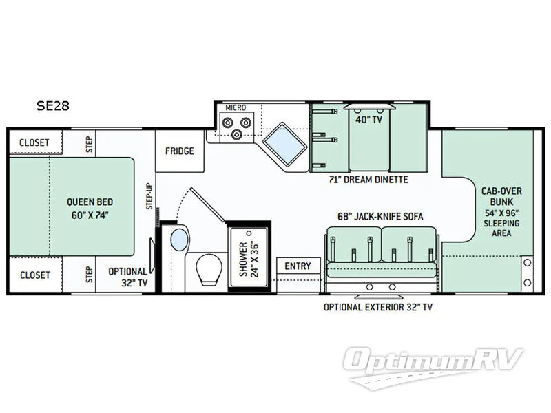 2019 Thor Quantum SE SE28 Floorplan Photo