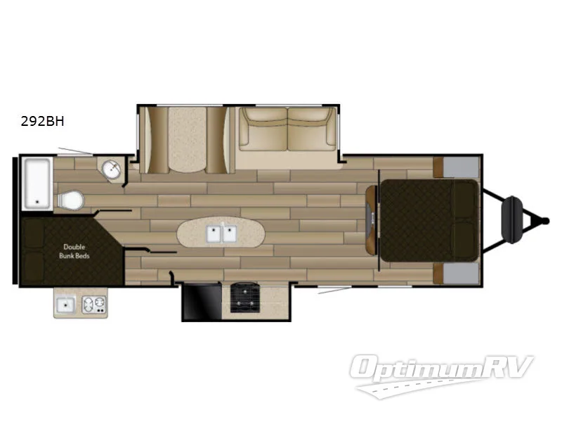 2017 Heartland Sundance XLT 292BH Floorplan Photo