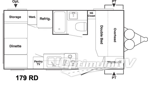 2007 Keystone Springdale 179RD Floorplan Photo