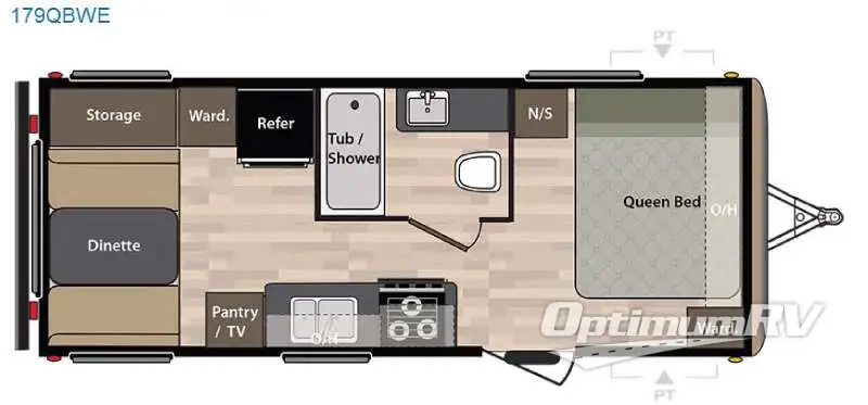 2017 Keystone Springdale 179QBWE Floorplan Photo