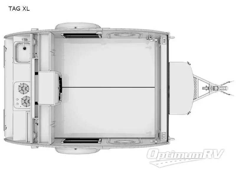2022 nuCamp TAG XL 6-Wide Floorplan Photo