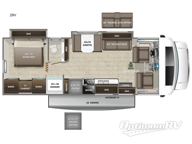 2023 Entegra Esteem 29V Floorplan Photo