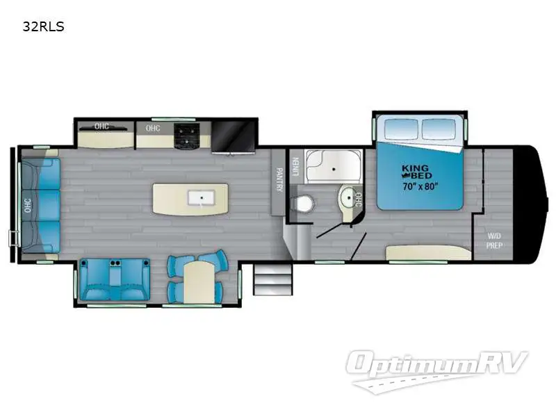 2022 Heartland ElkRidge 32RLS RV Floorplan Photo