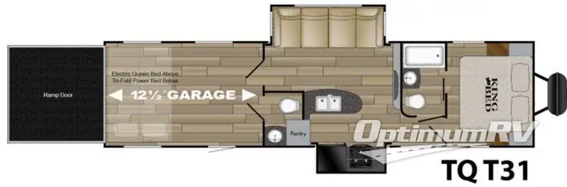 2016 Heartland Torque XLT TQ T31 Floorplan Photo